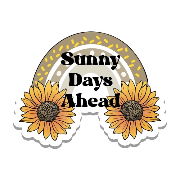 Rebel and Siren Sunny Days Ahead Sticker - Picture 1 of 2